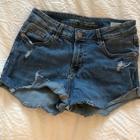 Booty shorts, old navy, size 4, cotton/polyester/spandex - Picture 1 of 7